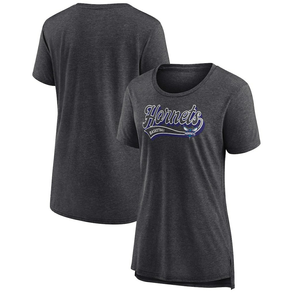 Charlotte Hornets Women's League Leader Tri-Blend T-Shirt For Sale
