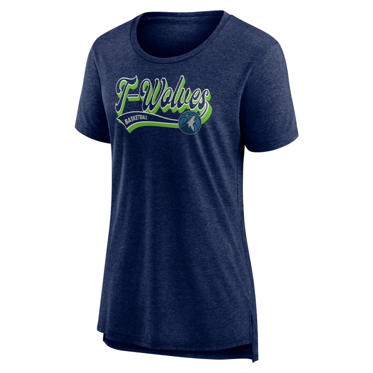 Minnesota Timberwolves Women's League Leader Tri-Blend T-Shirt New