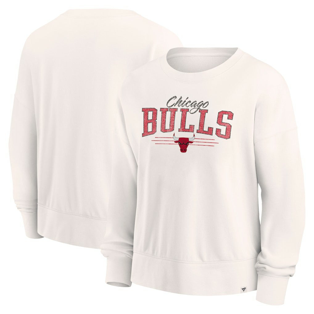 Chicago Bulls Women's Close the Game Pullover Sweatshirt New