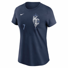 Bobby Witt Jr. Kansas City Royals Nike Women's City Connect Fuse Name & Number T-Shirt | MLB Sale