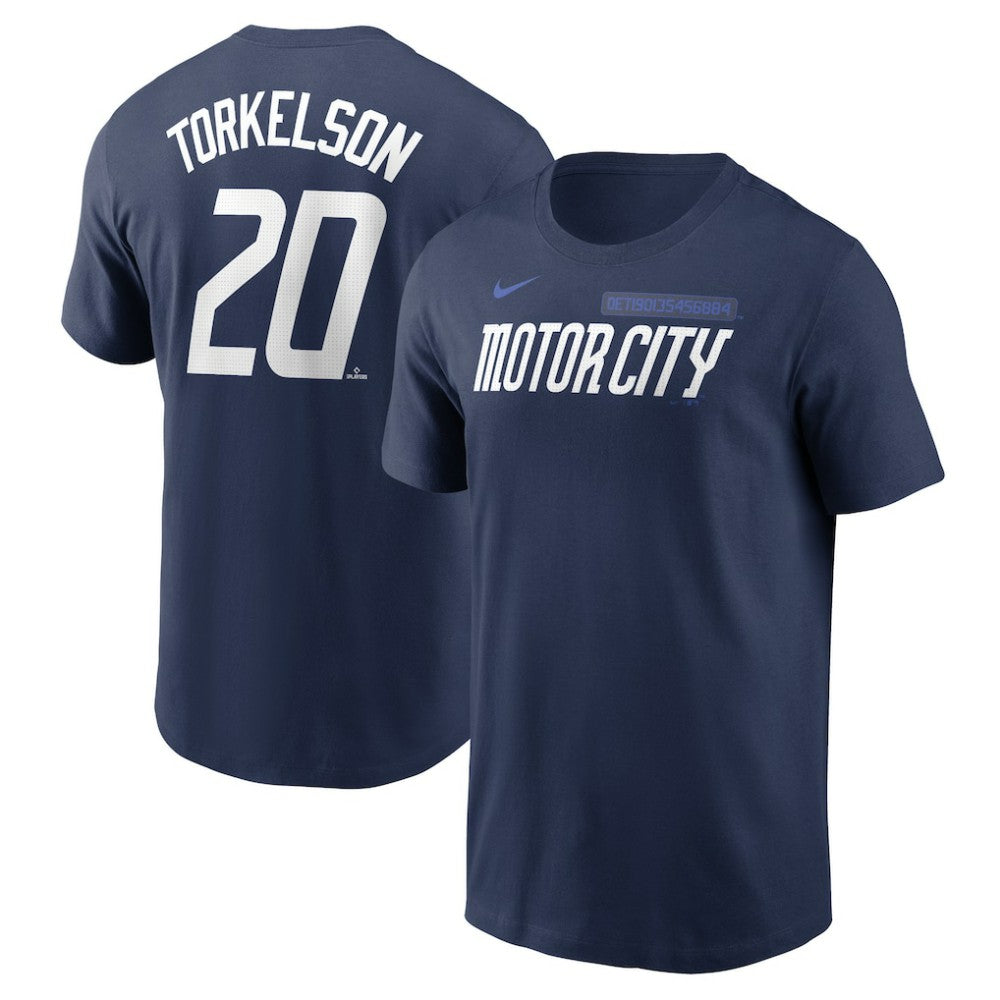 Spencer Torkelson Detroit Tigers Nike 2024 City Connect Fuse Name & Number T-Shirt | MLB Outlet