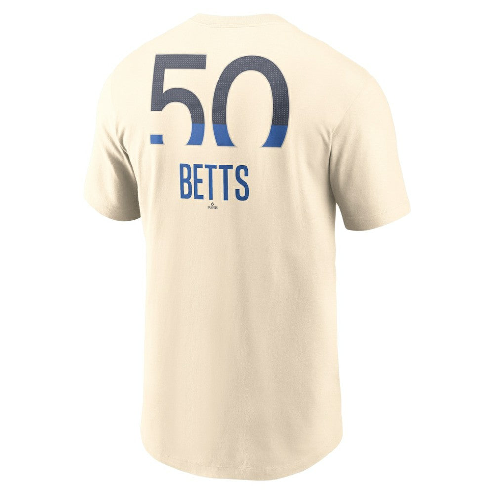 Mookie Betts Los Angeles Dodgers Nike 2024 City Connect Fuse Name & Number T-Shirt | MLB On Sale