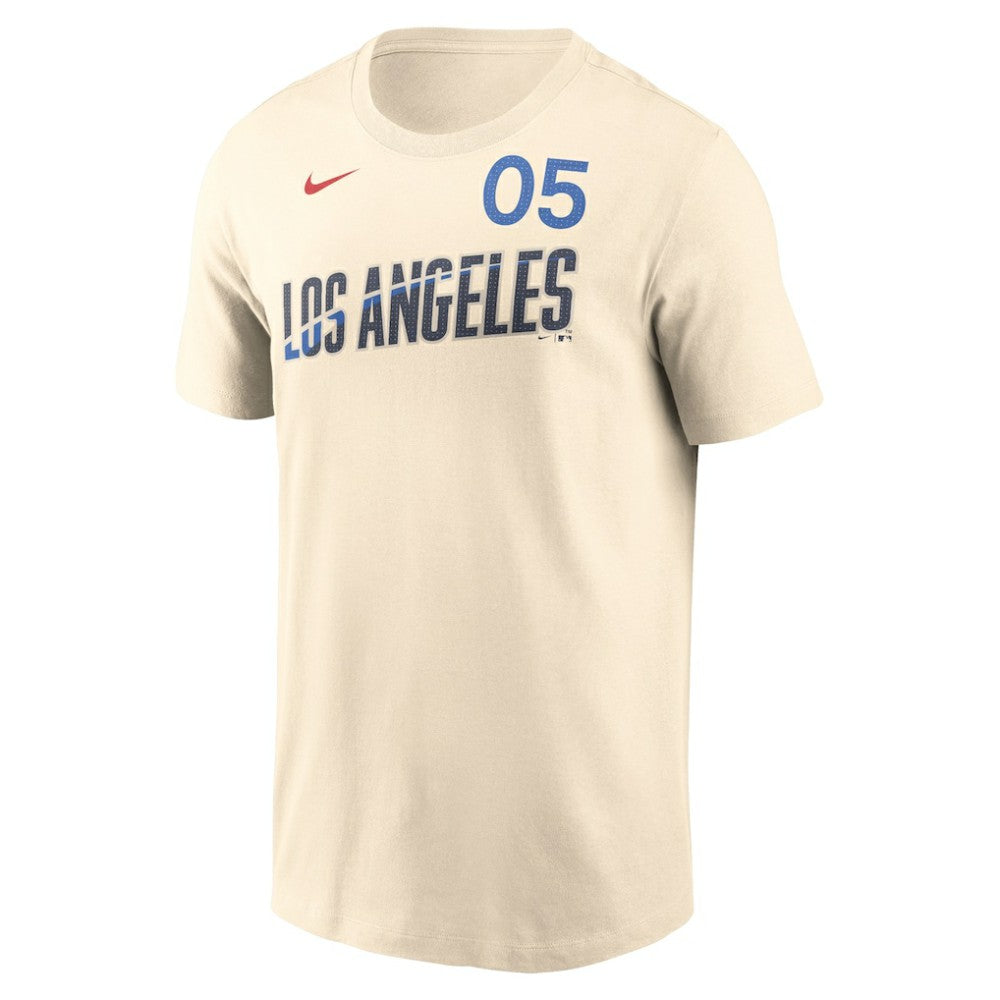Freddie Freeman Los Angeles Dodgers Nike 2024 City Connect Fuse Name & Number T-Shirt | MLB On Sale