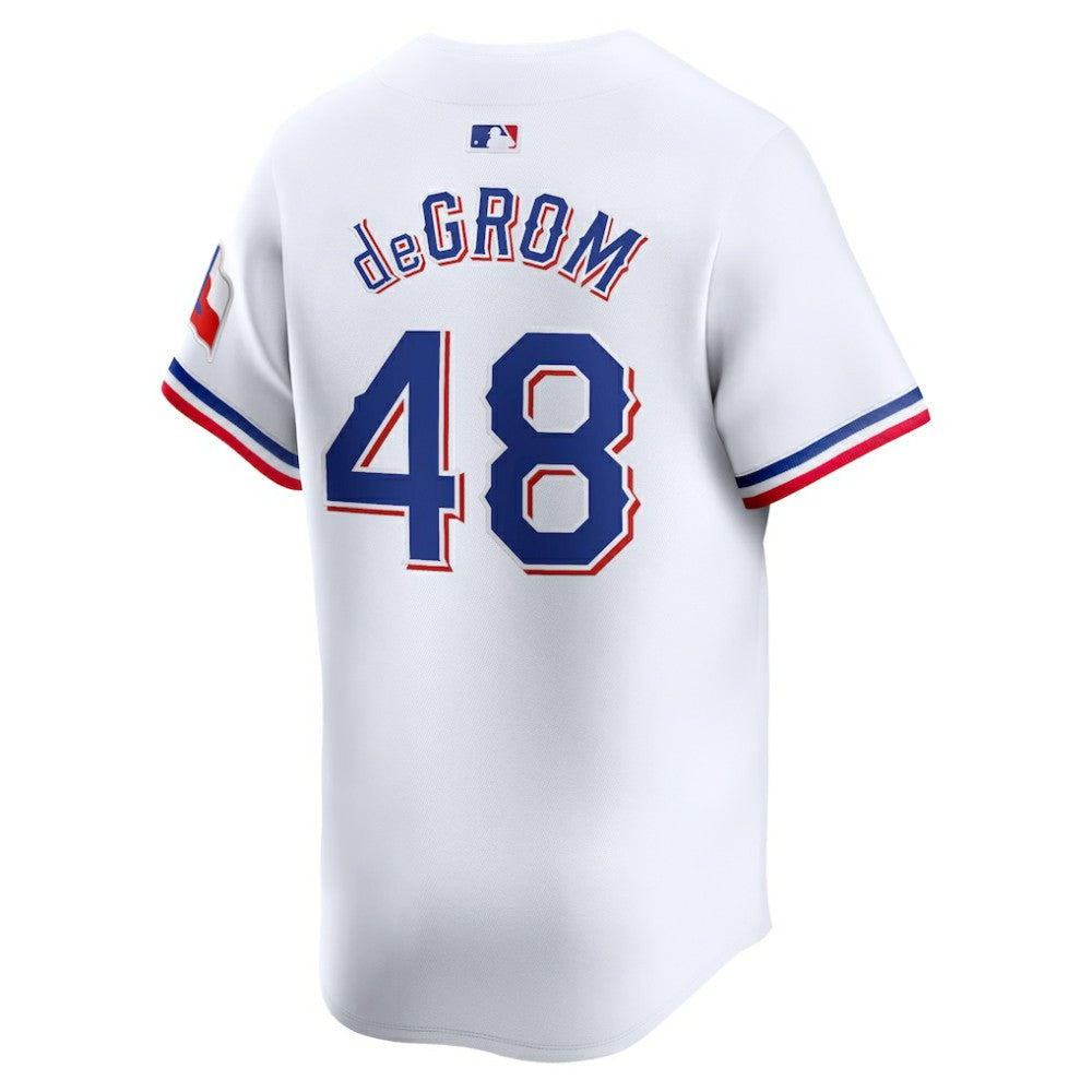 Jacob deGrom Texas Rangers Nike Home Limited Player Jersey | MLB On Sale