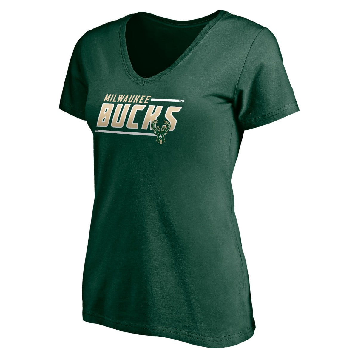 Milwaukee Bucks Women's Mascot In Bounds V-Neck T-Shirt Online
