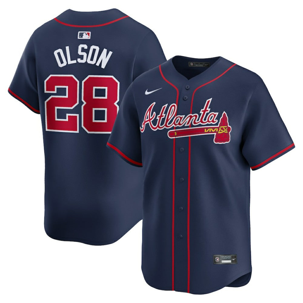 Matt Olson Atlanta Braves Nike Alternate Limited Player Jersey – Navy | MLB For sale
