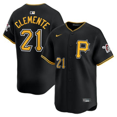 Roberto Clemente Pittsburgh Pirates Alternate Limited Jersey - Black