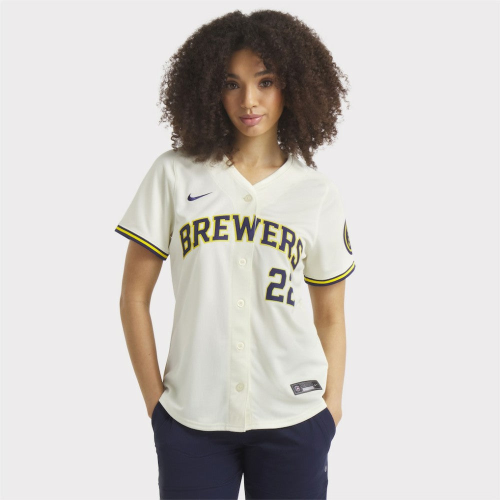 Christian Yelich Milwaukee Brewers Nike Women's Home Limited Player Jersey | MLB Near me
