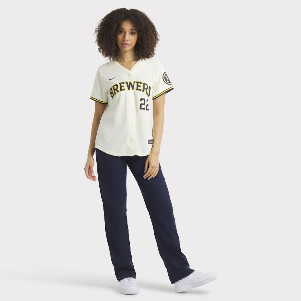 Christian Yelich Milwaukee Brewers Nike Women's Home Limited Player Jersey | MLB Near me