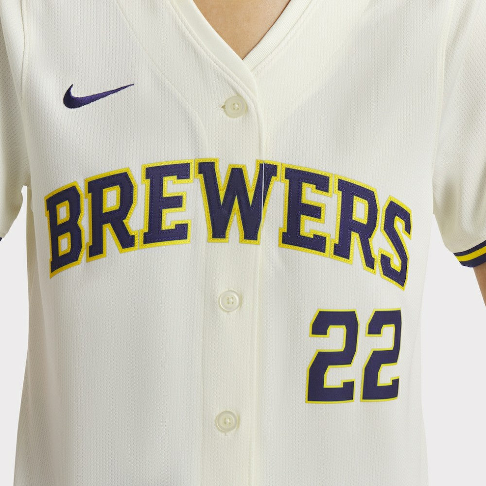 Christian Yelich Milwaukee Brewers Nike Women's Home Limited Player Jersey | MLB Near me