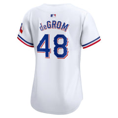 Jacob deGrom Texas Rangers Nike Women's Home Limited Player Jersey | MLB US
