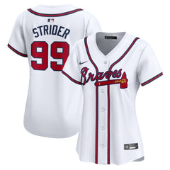 Spencer Strider Atlanta Braves Nike Women's  Home Limited Player Jersey | MLB Discount