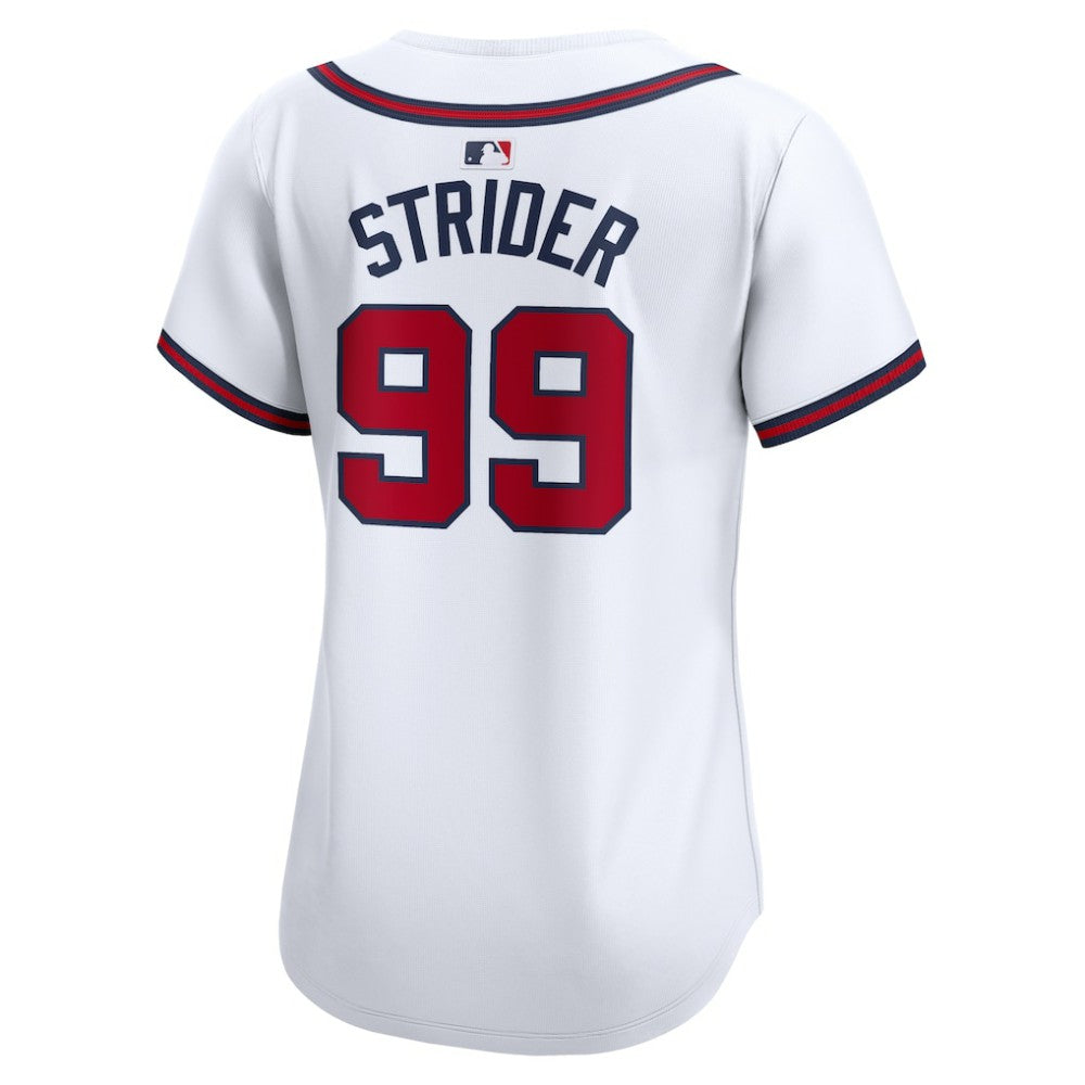 Spencer Strider Atlanta Braves Nike Women's  Home Limited Player Jersey | MLB Discount
