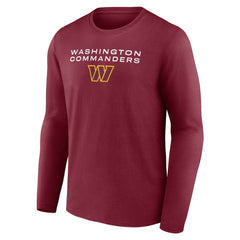 Washington Commanders  Advance to Victory Long Sleeve T-Shirt