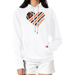 Baltimore Orioles G-III 4Her by Carl Banks Women's Heart Fleece Pullover Hoodie | MLB Outlet