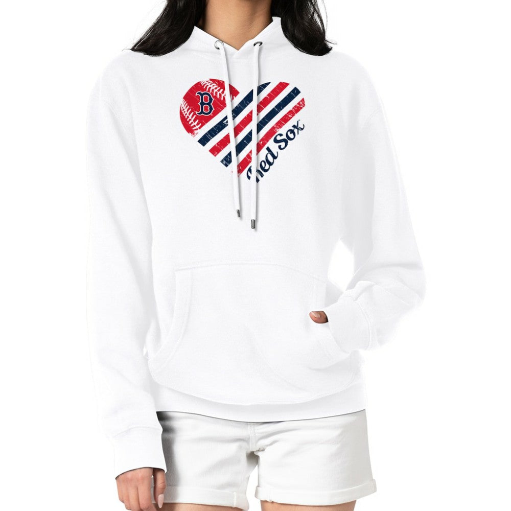 Boston Red Sox G-III 4Her by Carl Banks Women's Heart Fleece Pullover Hoodie | MLB Near me