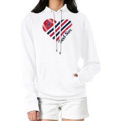 Boston Red Sox G-III 4Her by Carl Banks Women's Heart Fleece Pullover Hoodie | MLB Near me