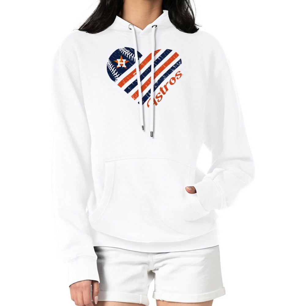 Houston Astros G-III 4Her by Carl Banks Women's Heart Fleece Pullover Hoodie | MLB Near me