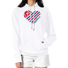 Philadelphia Phillies G-III 4Her by Carl Banks Women's Heart Fleece Pullover Hoodie | MLB US
