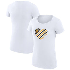 San Diego Padres G-III 4Her by Carl Banks Women's Super-Slim Fit Lightweight Heart Graphic T-Shirt | MLB Discount