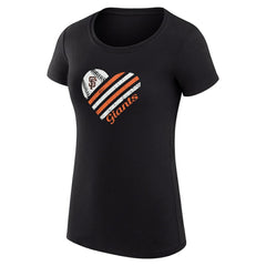 San Francisco Giants G-III 4Her by Carl Banks Women's Super-Slim Fit Lightweight Heart Graphic T-Shirt | MLB Near me
