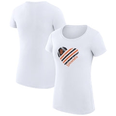 San Francisco Giants G-III 4Her by Carl Banks Women's Super-Slim Fit Lightweight Heart Graphic T-Shirt | MLB Shop