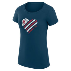 St. Louis Cardinals G-III 4Her by Carl Banks Women's Super-Slim Fit Lightweight Heart Graphic T-Shirt | MLB US