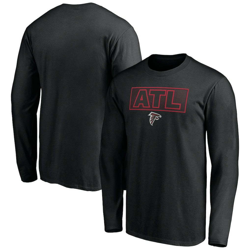 Atlanta Falcons  Squad Throwbacks Long Sleeve T-Shirt