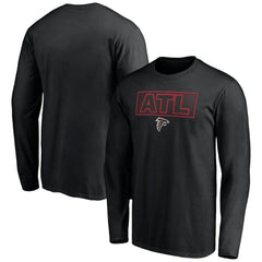 Atlanta Falcons  Squad Throwbacks Long Sleeve T-Shirt