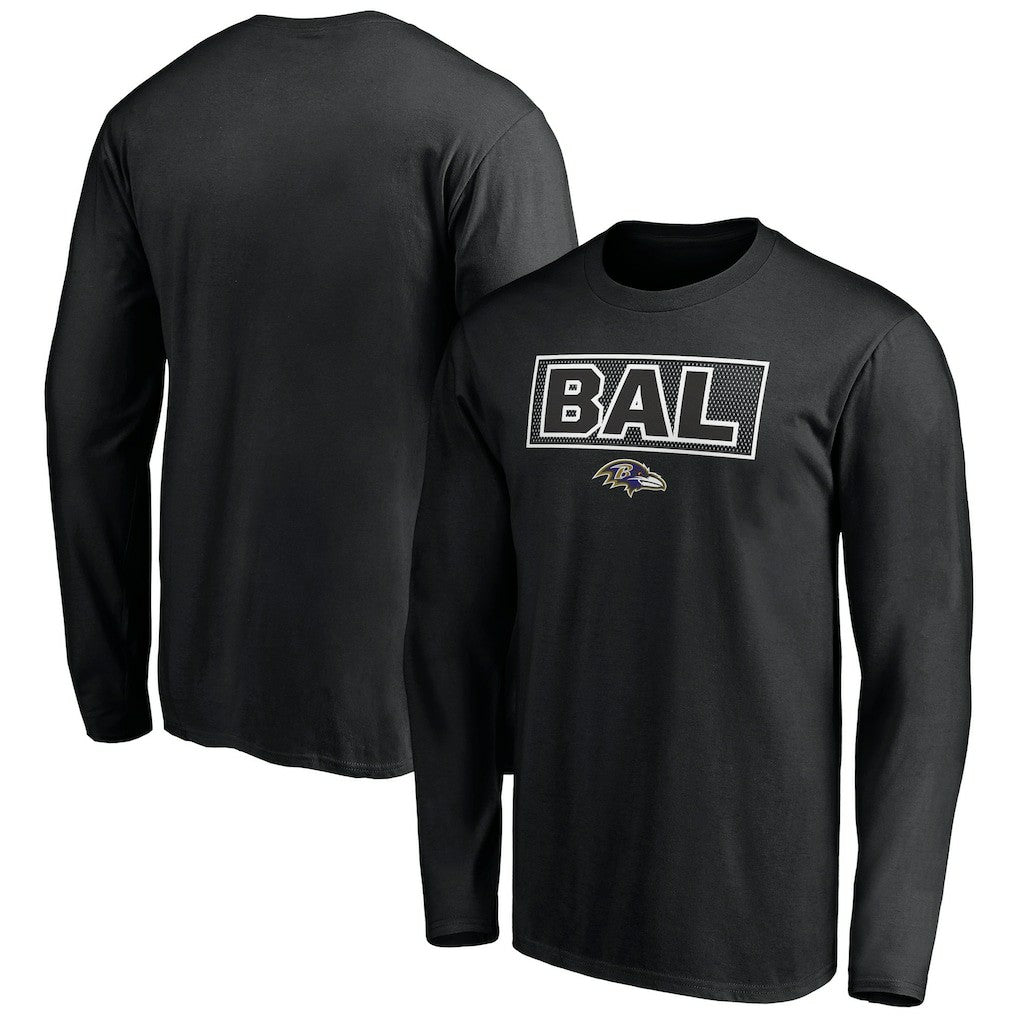 Baltimore Ravens  Squad Throwbacks Long Sleeve T-Shirt