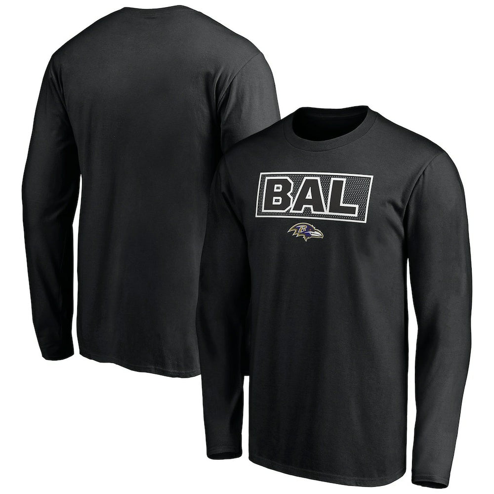 Baltimore Ravens  Squad Throwbacks Long Sleeve T-Shirt