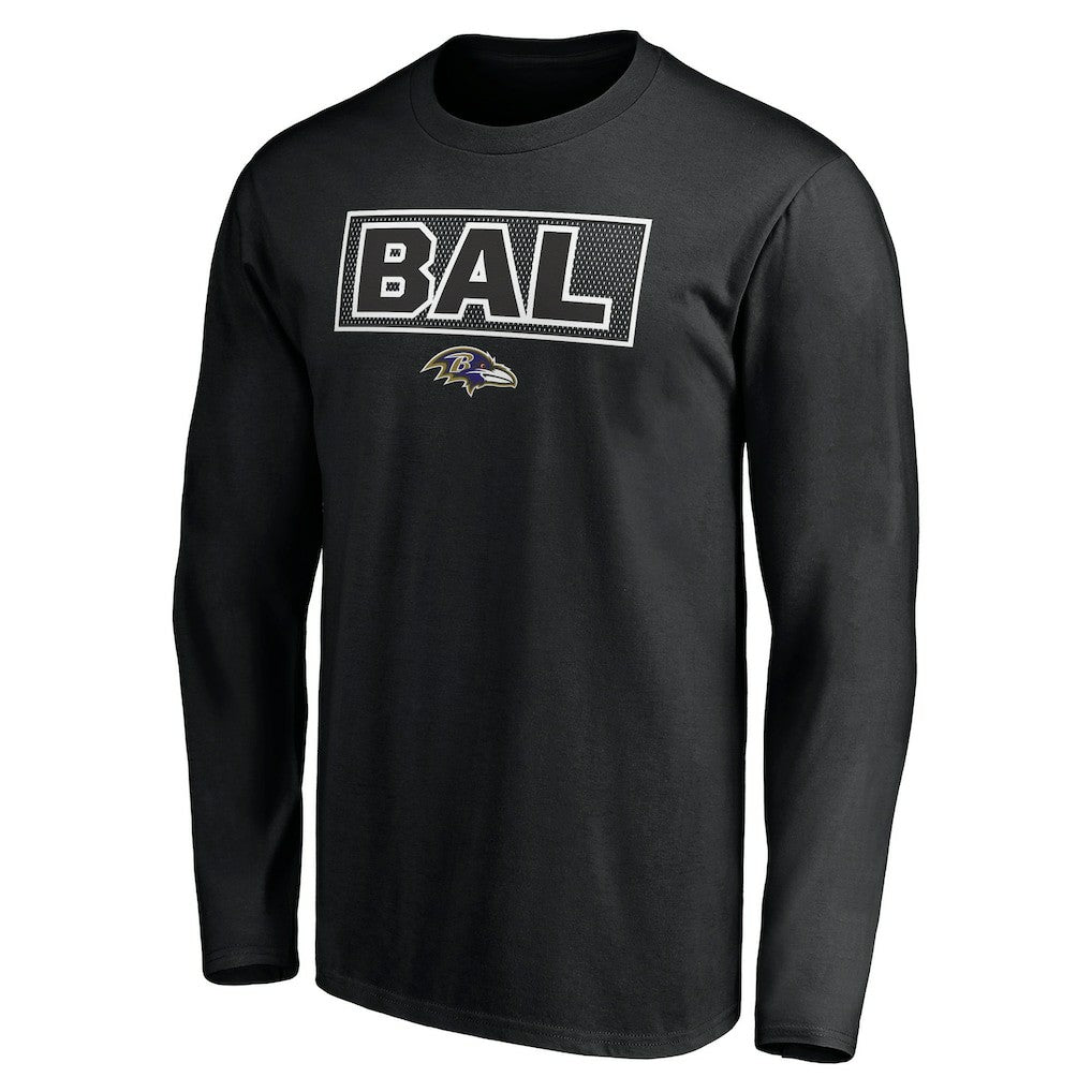 Baltimore Ravens  Squad Throwbacks Long Sleeve T-Shirt