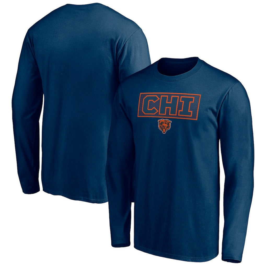 Chicago Bears  Squad Throwbacks Long Sleeve T-Shirt