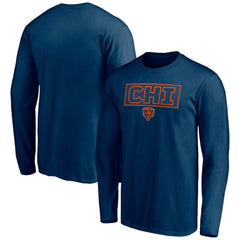 Chicago Bears  Squad Throwbacks Long Sleeve T-Shirt