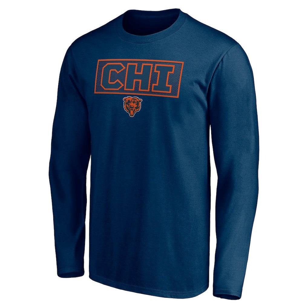 Chicago Bears  Squad Throwbacks Long Sleeve T-Shirt