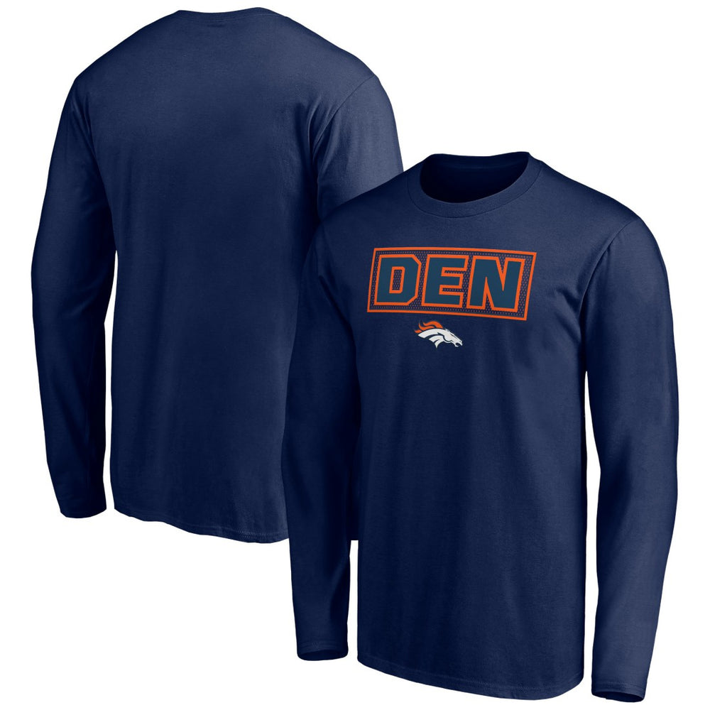 Denver Broncos  Squad Throwbacks Long Sleeve T-Shirt