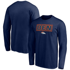 Denver Broncos  Squad Throwbacks Long Sleeve T-Shirt