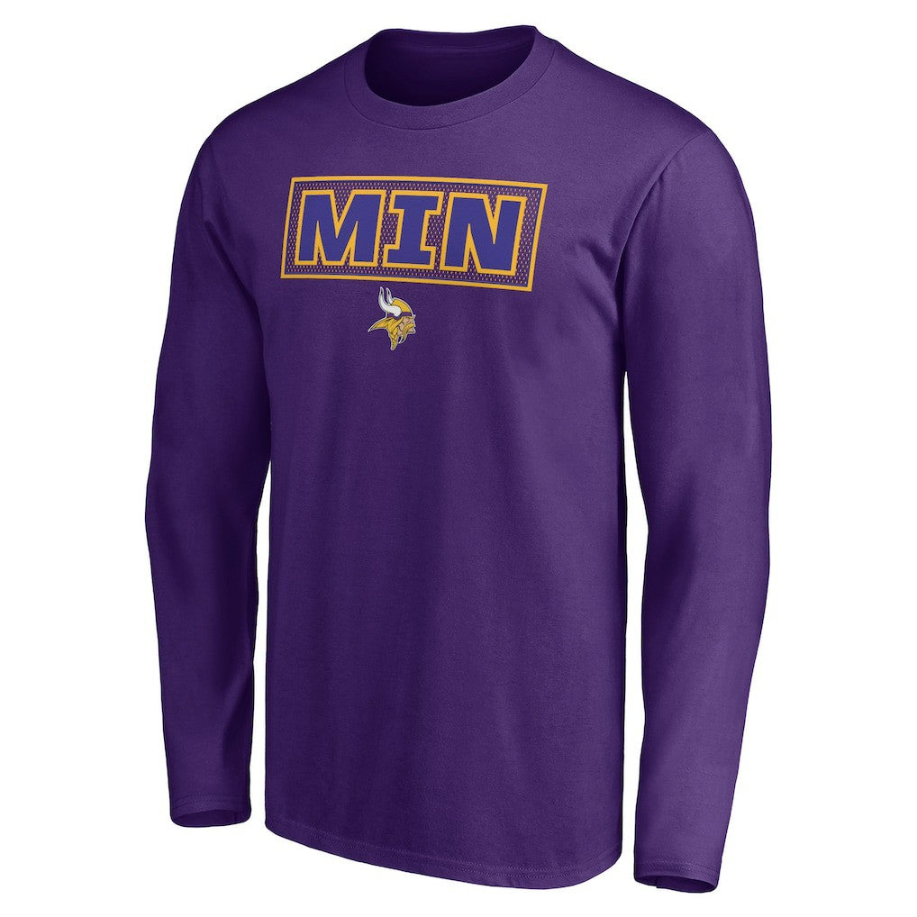 Minnesota Vikings  Squad Throwbacks Long Sleeve T-Shirt