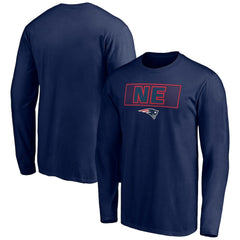 New England Patriots  Squad Throwbacks Long Sleeve T-Shirt