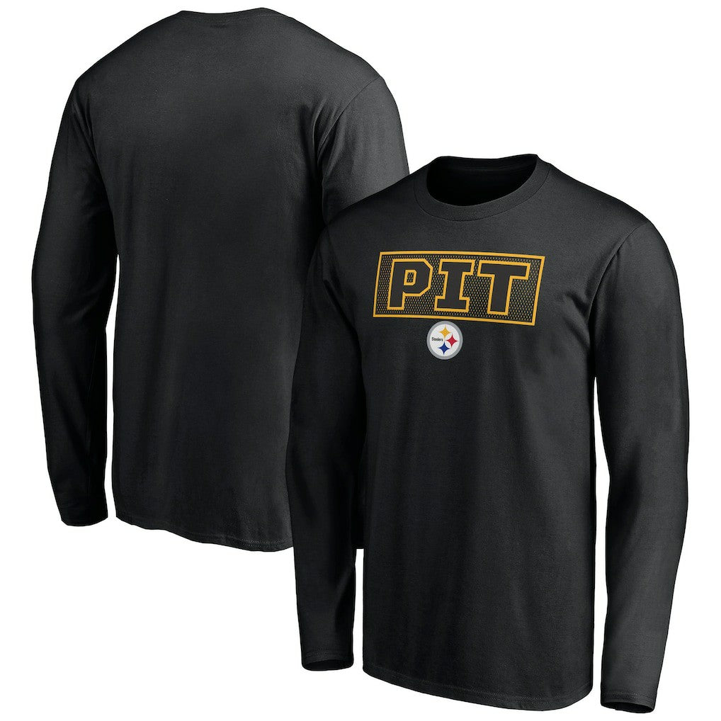 Pittsburgh Steelers  Squad Throwbacks Long Sleeve T-Shirt