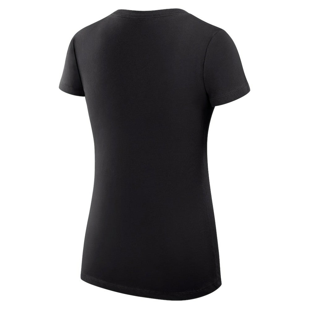 Athletics G-III 4Her by Carl Banks Women's Super-Slim Fit Lightweight Heart V-Neck T-Shirt | MLB Shop