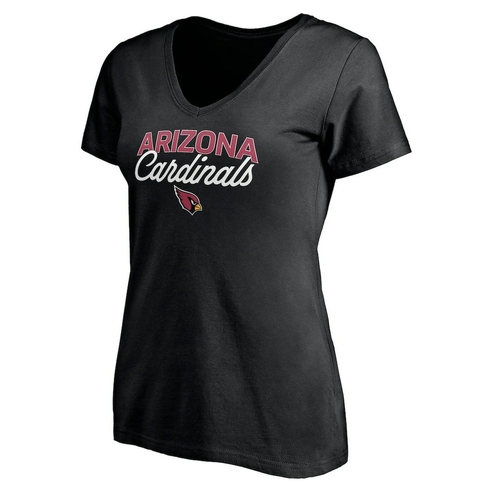 Arizona Cardinals  Women's Depth Chart V-Neck T-Shirt