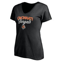 Cincinnati Bengals  Women's Depth Chart V-Neck T-Shirt