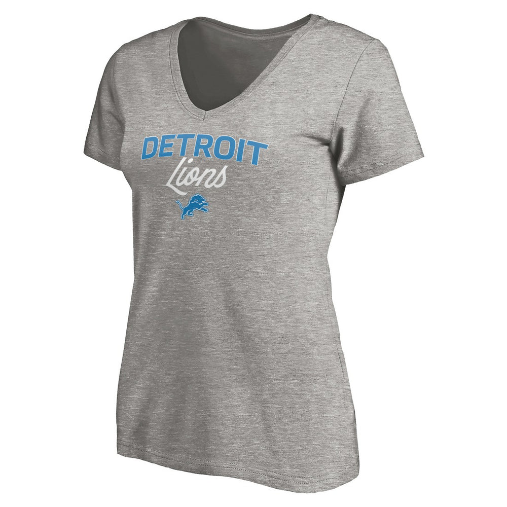 Detroit Lions  Women's Depth Chart V-Neck T-Shirt