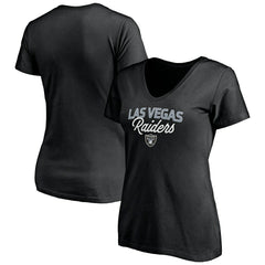 Las Vegas Raiders  Women's Depth Chart V-Neck T-Shirt