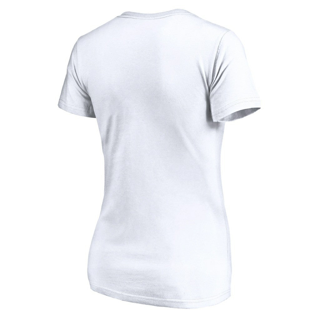 Miami Dolphins  Women's Depth Chart V-Neck T-Shirt