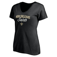 New Orleans Saints  Women's Depth Chart V-Neck T-Shirt