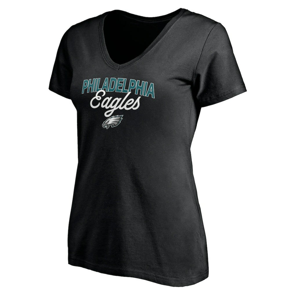 Philadelphia Eagles  Women's Depth Chart V-Neck T-Shirt