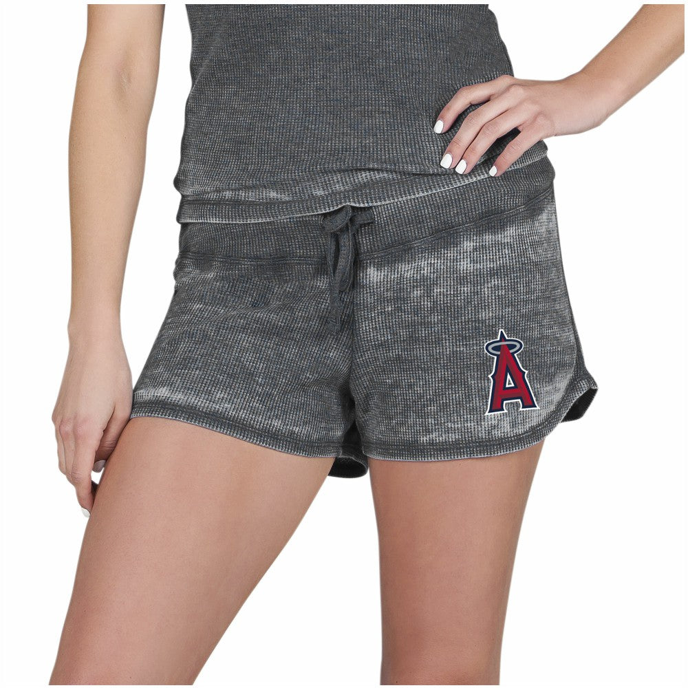 Los Angeles Angels Concepts Sport Women's Resurgence Waffle Knit Shorts | MLB Discount