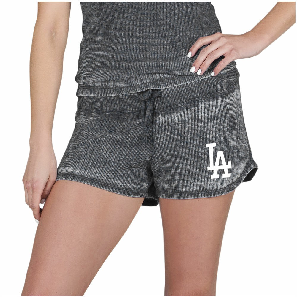 Los Angeles Dodgers Concepts Sport Women's Resurgence Waffle Knit Shorts | MLB Outlet